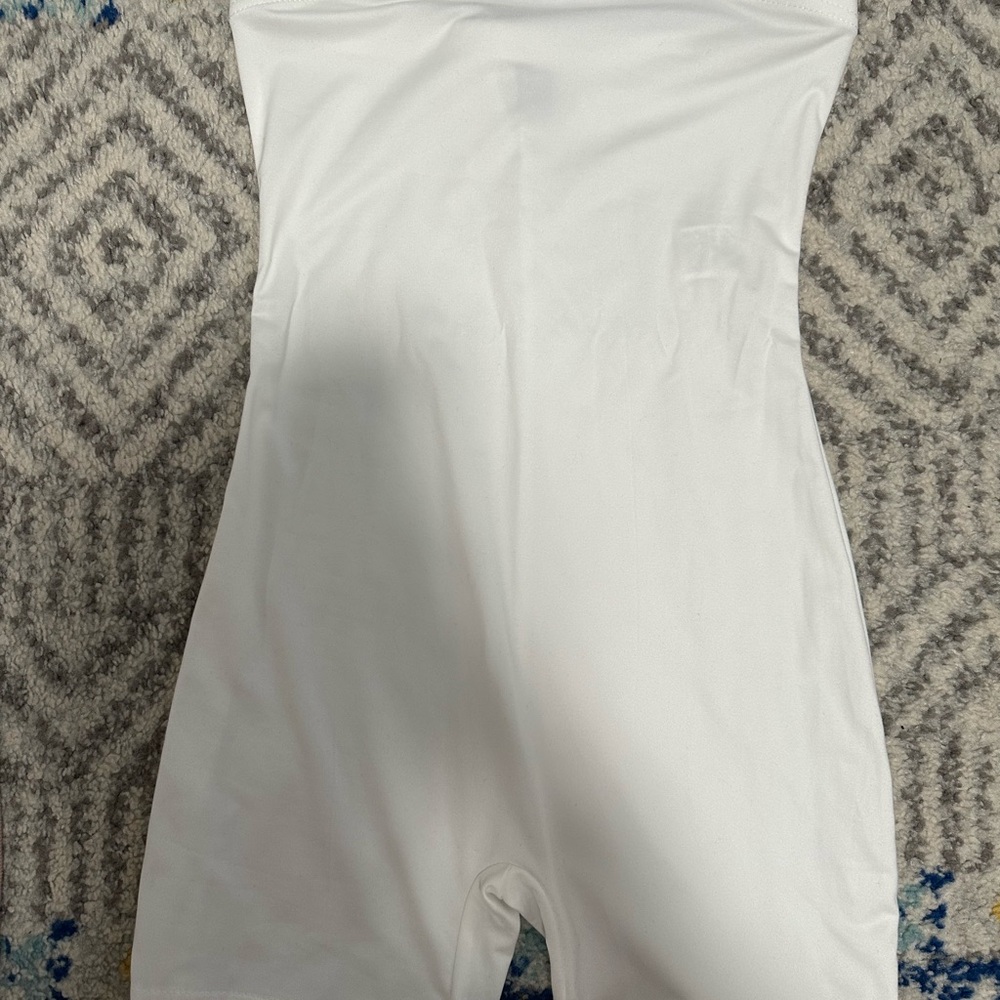 Womens White One Piece Romper